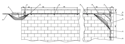 Прокладка проводов СИП по стенам зданий IEK