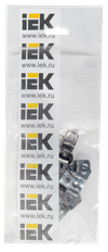 Скоба металлическая двухлапковая d=12-13мм (10шт/упак) IEK2