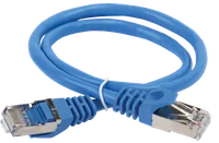 ITK Коммутационный шнур (патч-корд) кат.5E FTP 0,5м синий