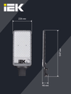 LIGHTING Светильник светодиодный консольный ДКУ 1011-200Ш 5000К IP65 IEK6