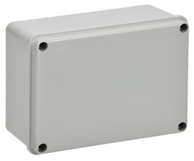 Коробка распаячная КМ41262 для открытой проводки безгалогенная (HF) 150х110х85мм гладкие стенки IP55 серая IEK