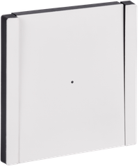 FORTE&PIANO Выключатель 1-клавишный с индикацией 10А FP202M металл белый IEK