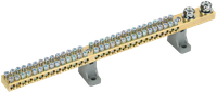 Шина N "ноль" на двух угловых изоляторах 200А ШНИ-10х18-60-L2-С IEK
