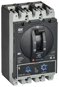 ARMAT Автоматический выключатель в литом корпусе 3P типоразмер D 150кА 125А расцепитель термомагнитный регулируемый IEK