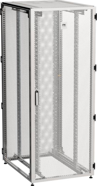 ITK by ZPAS Шкаф серверный 19" 42U 800х1200мм одностворчатые перфорированные двери серый РФ