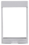 Open type adapter for mounting command devices on MASTER IEK DIN rail3