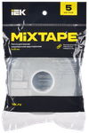 MIXTAPE PRO Лента монтажная сверхпрочная двусторонняя 2х25мм 5м IEK1