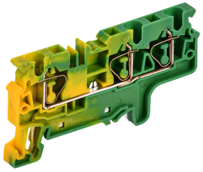 ARMAFIX Клемма пружинная CX4-3 PE 4мм2 трехконтактная заземляющая IEK