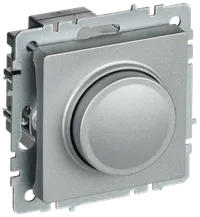 BRITE Push-turn dimmer 600W СС10-1-0-BrА aluminum IEK