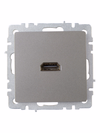 BRITE Розетка HDMI РHDMI-0-БрС сталь IEK1