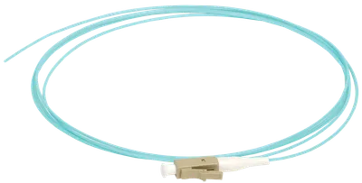 ITK Оптический коммутационный монтажный шнур (пигтеил), (MM), 50/125 (OM3), LC/UPC, LSZH, 1,5м