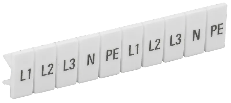 Markers for KPI-2.5mm2 with symbols "L1, L2, L3, N, PE" IEK (YZN11M-002 ...