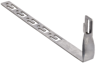 Держатель проводника круглого 6-8мм черепичная кровля скрученный L=330мм нержавеющая сталь IEK