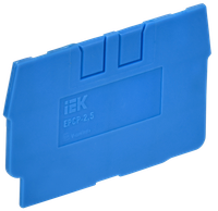 ARMAFIX Заглушка для колодки клеммной CP 2,5мм2 синяя IEK