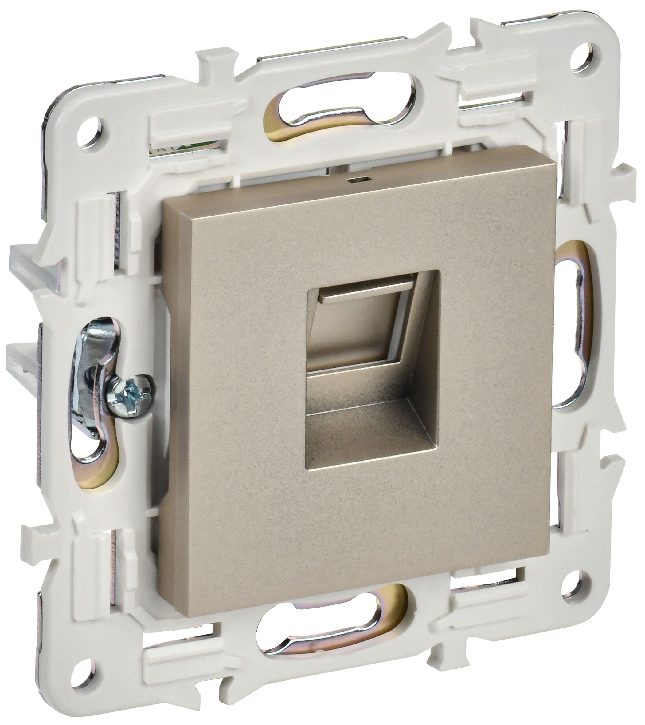 SKANDY Розетка компьютерная RJ45 кат.6 SK-K02Sh шампань IEK