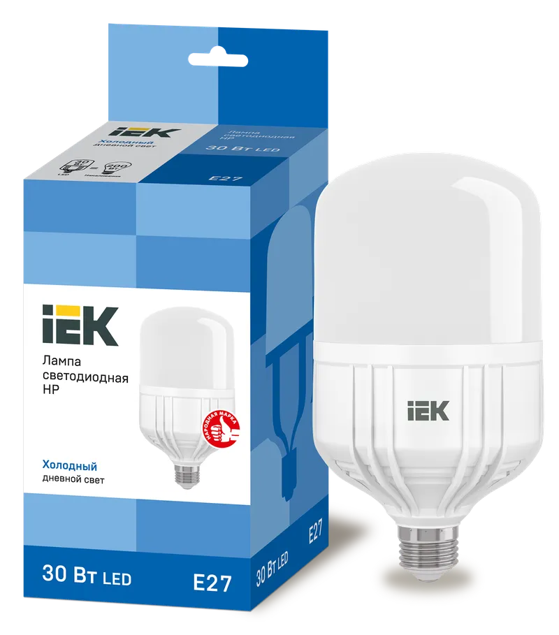 LED lamp HP 30W 230V 6500k E27 IEK