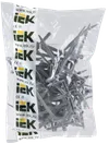 Хомут дюбельный ХД 7х150 сер (50шт/упак) IEK1