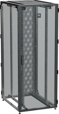 ITK by ZPAS Шкаф серверный 19" 42U 800х1200мм одностворчатые перфорированные двери черный РФ