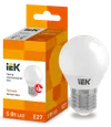 Лампа светодиодная G45 шар 5Вт 230В 3000К E27 IEK0
