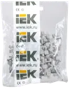 Скоба 6мм плоская пластиковая (100шт) IEK1