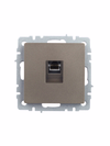 BRITE Розетка компьютерная RJ45 кат.5E РК10-БрШ шампань IEK1