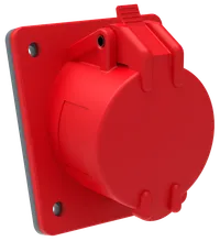 Flush socket SSI-415 16A-6h/200/346-240/415B 3P+PE+N IP44 MAGNUM IEK