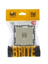 BRITE Computer socket RJ45 Cat.5e PK10-BrB beige IEK7