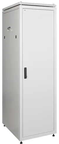 ITK LINEA N Шкаф сетевой 19" 38U 600х600мм металлическая передняя дверь серый