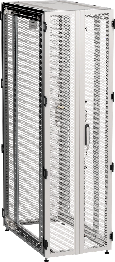 ITK by ZPAS Шкаф серверный 19" 42U 600х1200мм двухстворчатые перфорированные двери серый РФ