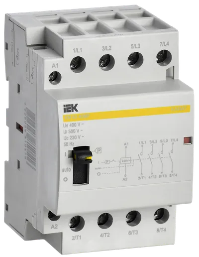 Modular contactor with manual operation KM63-40MR AC KARAT IEK