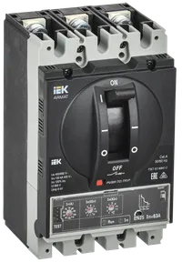 ARMAT Автоматический выключатель в литом корпусе 3P типоразмер A 150кА 63А расцепитель электронный стандартный IEK