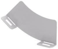 Dividing wall 50mm turning vertical inner 45deg RAL 9016 IEK