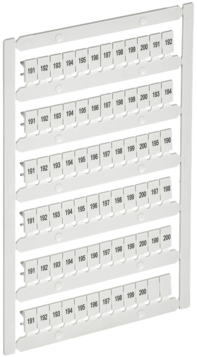 ARMAFIX Маркер для CTS/CP 4мм2 с символами "191-200" IEK