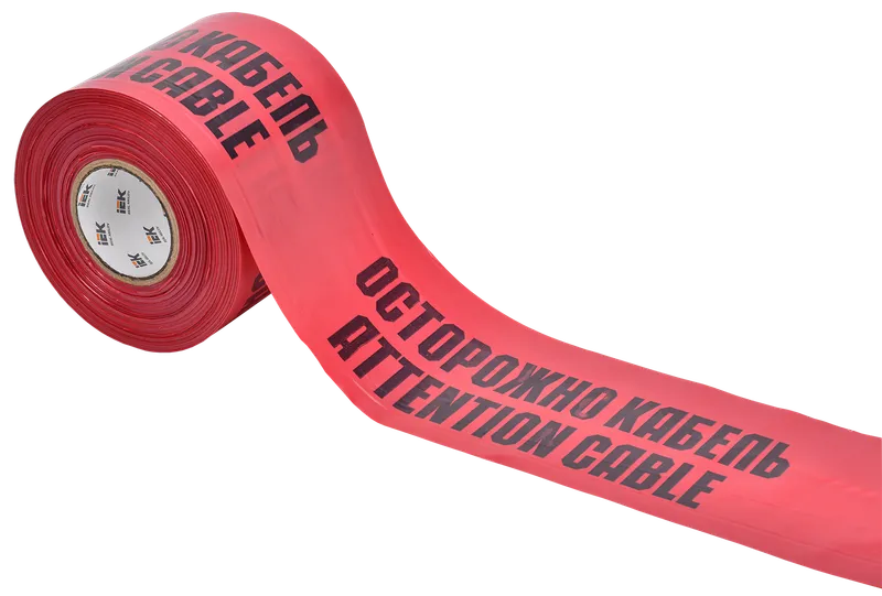 Signal tape LSE-300 "Caution cable" (300mm-200µm) 100m IEK