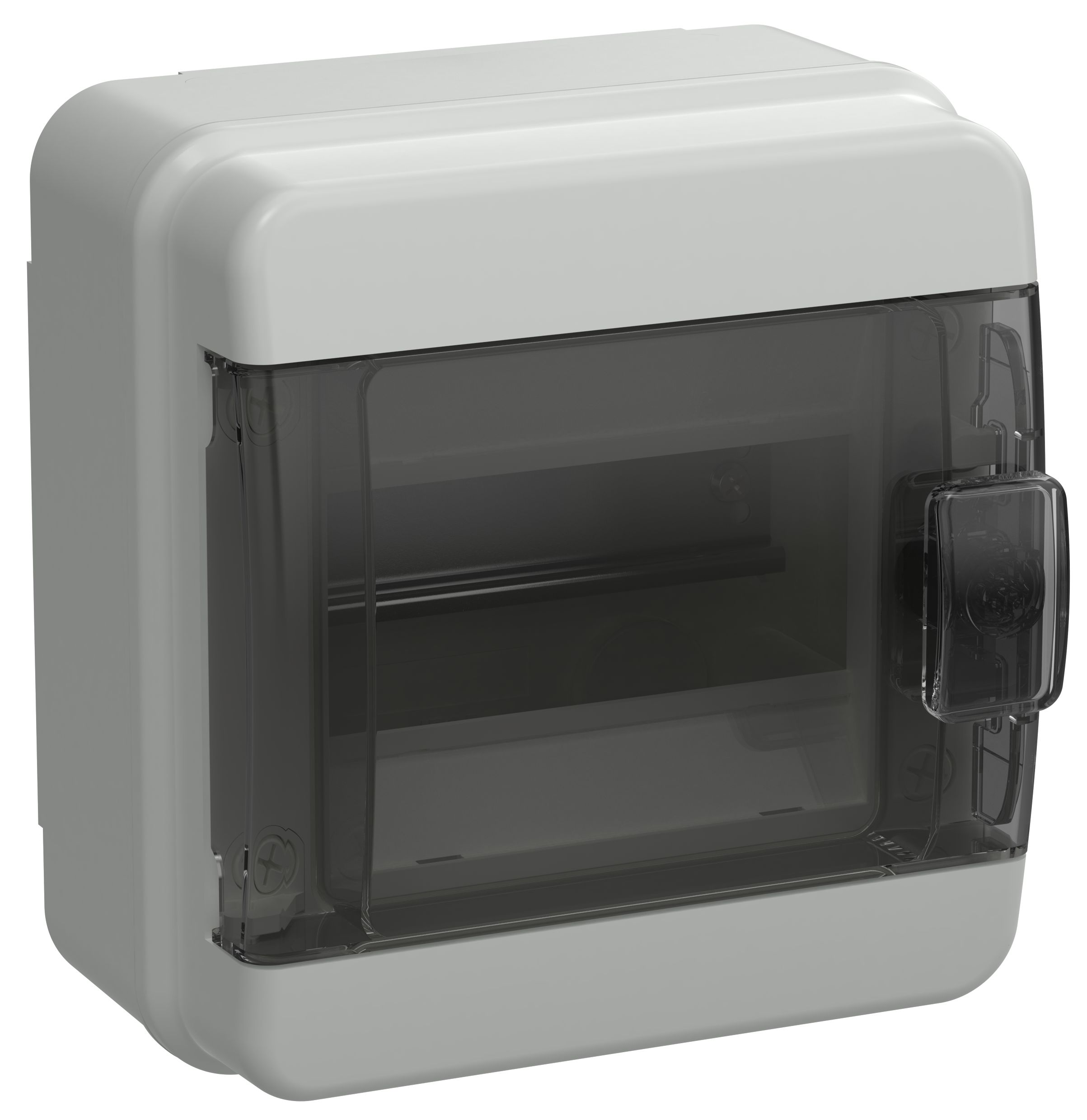 TEKFOR Корпус пластиковый КМПн-6 IP65 черная прозрачная дверь IEK (TF5-KP72-N-06-65-K03-K02)