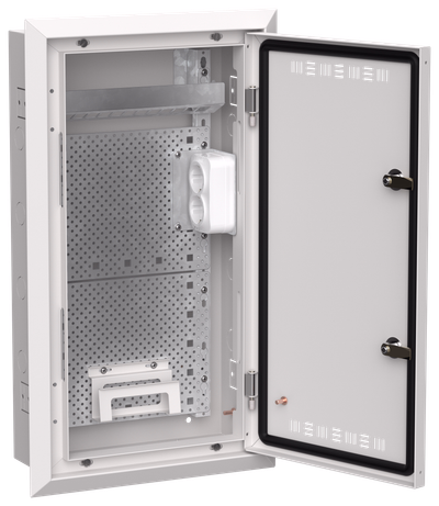 TITAN 5 Корпус мультимедиа ЩРв-36 (1х36) 630х365х130мм IP30 белый IEK