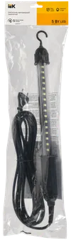 Светильник светодиодный переносной ДРО 2060 IP44 шнур 5м черный IEK1
