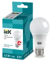LED lamp A60 pear 13W 230V 4000K E27 IEK0