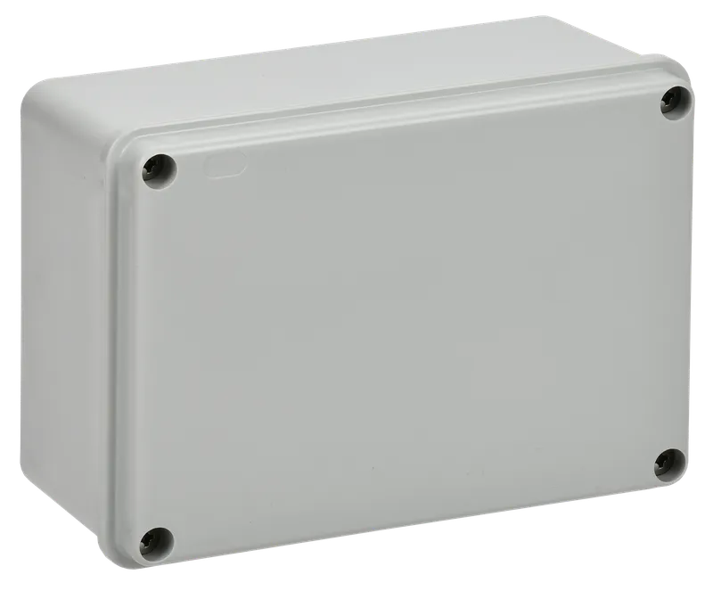 Коробка распаячная КМ41262 для открытой проводки 150х110х85мм гладкие стенки IP55 серая IEK