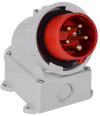 Вилка стационарная ССИ-5152 16А-6ч/380В 3P+PE+N IP67 IEK