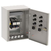 Ящик управления Я5124-3174 нереверсивный 2 фидера общий автоматический выключатель на все фидеры без переключателя на автоматический режим 12А IEK
