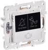 SKANDY Кнопка звонка с индикацией для отелей 10А SK-V17W арктический белый IEK0