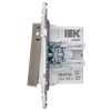 SKANDY Кнопка звонка с индикацией для отелей 10А SK-V17Sh шампань IEK3