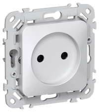 FLITE Розетка без заземления без защитных шторок 10А РС01-0-ФлЖ жемчуг IEK