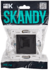 SKANDY Розетка компьютерная RJ45 кат.5E SK-K01G графит IEK1