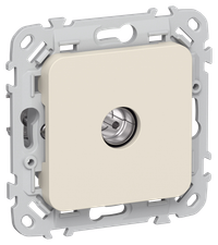 FLITE Розетка TV экранированная проходная тип M РТВм-1-1-2-ФлСл сливочный IEK