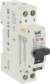 ARMAT Автоматический выключатель дифференциального тока B06S 1P+NP C32 30мА тип AC (18мм) IEK0