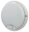 Светильник светодиодный ДПО 4100Д 12Вт IP54 4000K круг белый с инфракрасным датчиком движения IEK0