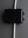 Коробка распаячная КМ41241 для открытой проводки 150х110х70мм IP44 10 гермовводов черная (RAL 9005) IEK4