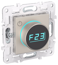 SKANDY Термостат электронный с индикацией SK-T01N металл никель IEK